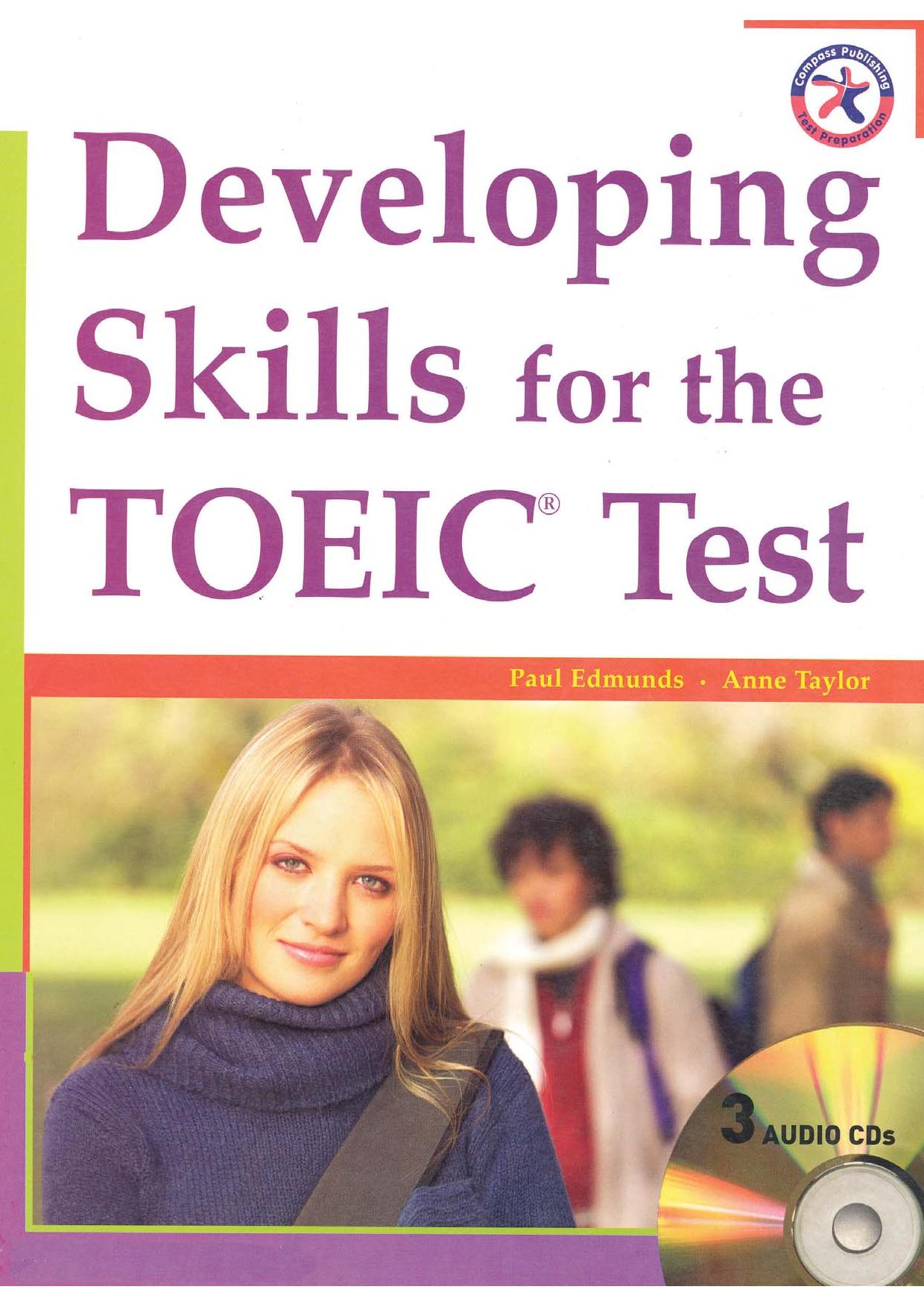 bìa cuốn sách Developing skills for TOEIC test
