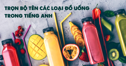 đồ uống trong tiếng anh