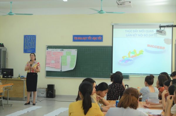 Trường TH Ngọc Lâm cùng Language Link Việt Nam tổ chức tập huấn xây dựng văn hóa trường học cho gần 60 giáo viên