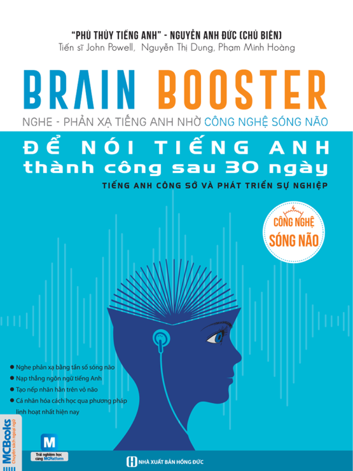 Bìa cuốn sách "Brain Booster - Để nói tiếng Anh thành công sau 30 ngày"