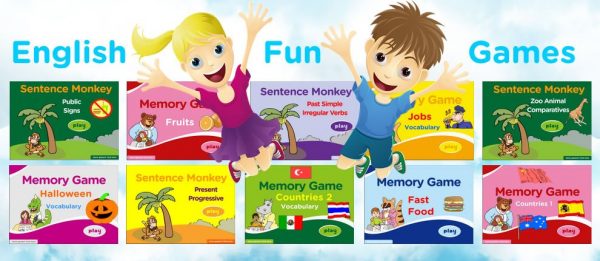 ESL Kids Games - trang web học tiếng Anh miễn phí cho trẻ em qua trò chơi