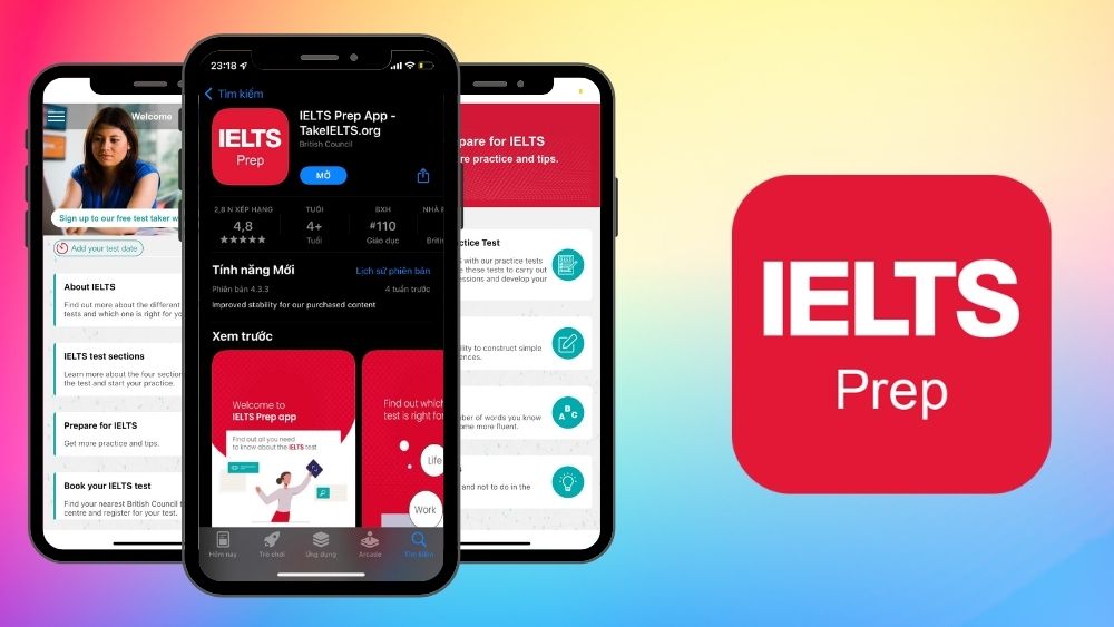 PREP vừa là app học IELTS Speaking, vừa là nền tảng luyện thi thử online