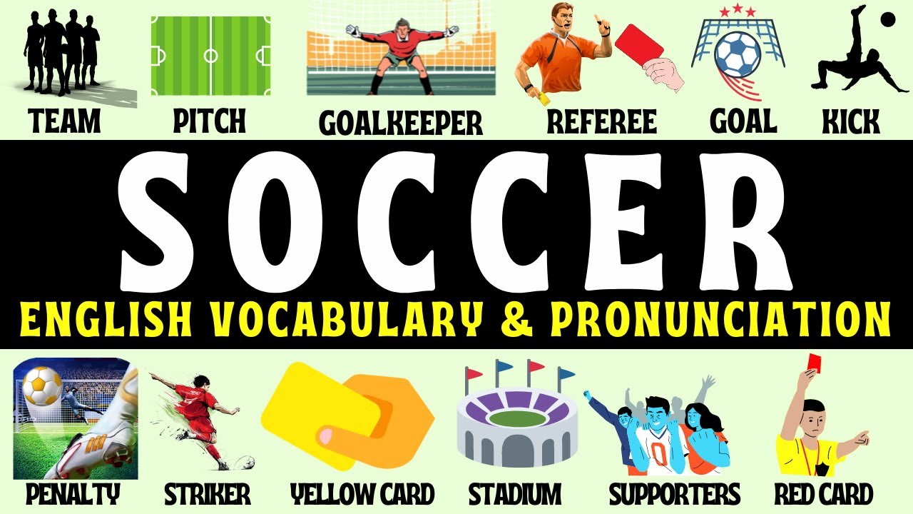 Danh sách các từ vựng tiếng Anh chủ đề bóng đá