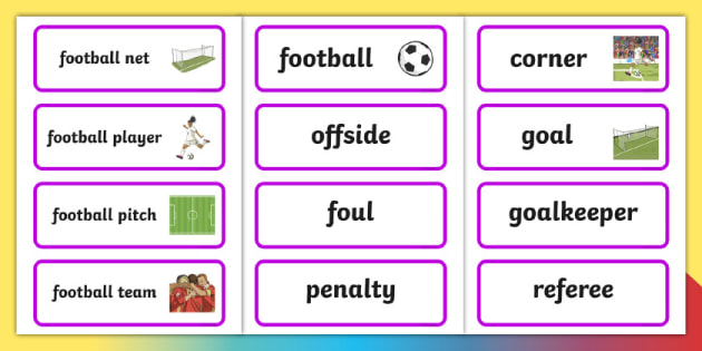 Danh sách các từ vựng bóng đá trong tiếng Anh và ví dụ minh họa