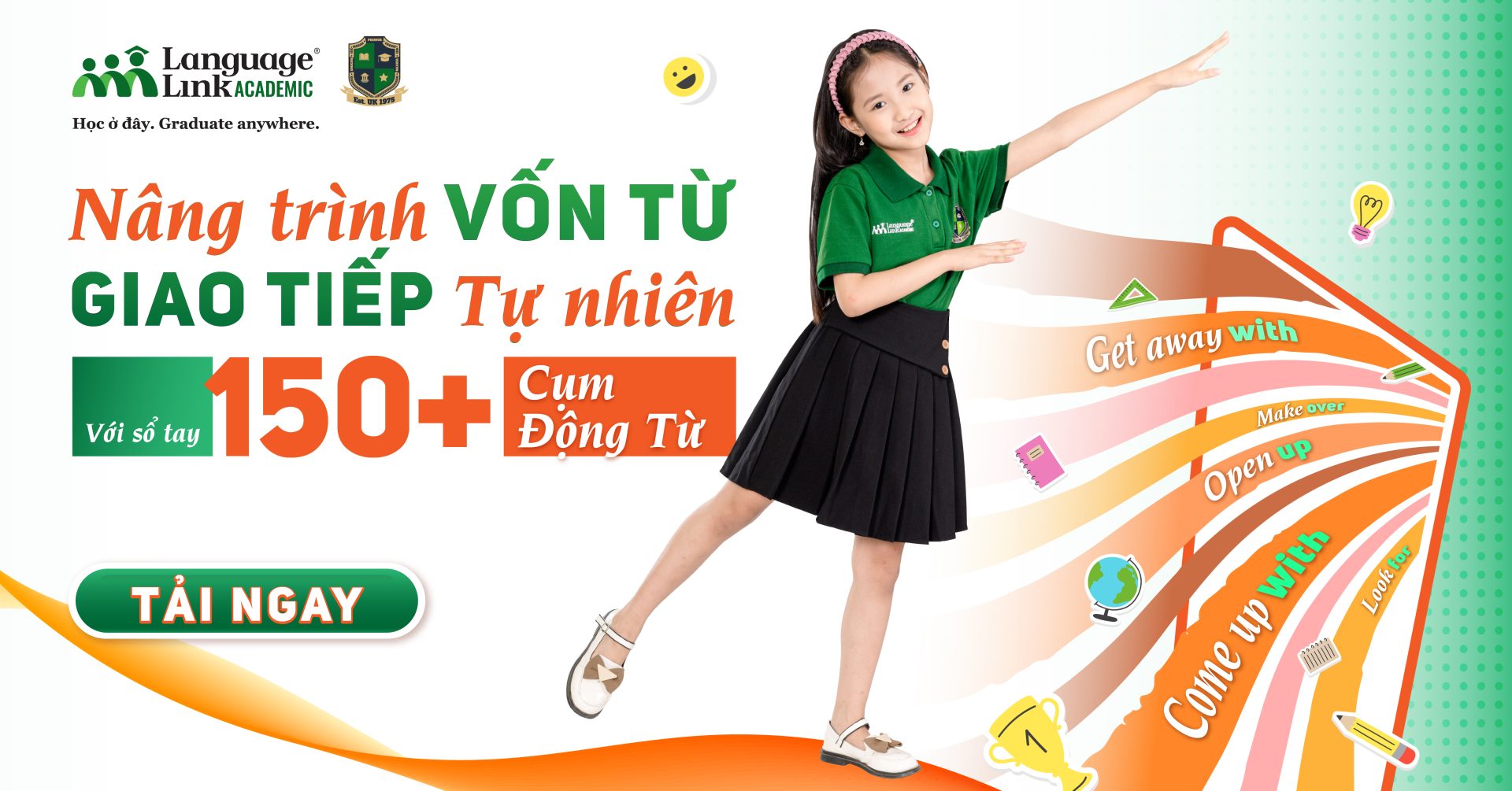 150 cụm động từ Tiếng Anh dành cho học sinh THCS