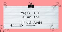 Phân biệt a - an - the chỉ trong một "nốt nhạc"